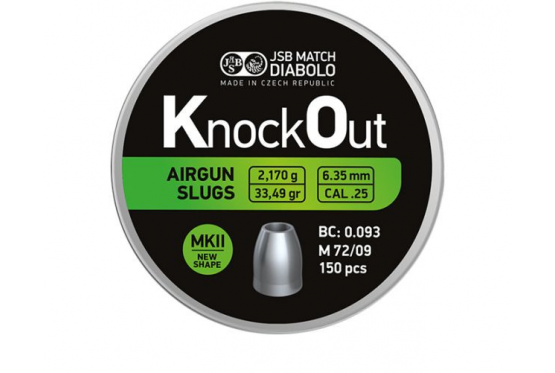 Plomb JSB Match Knock Out MKII - 6.35 mm