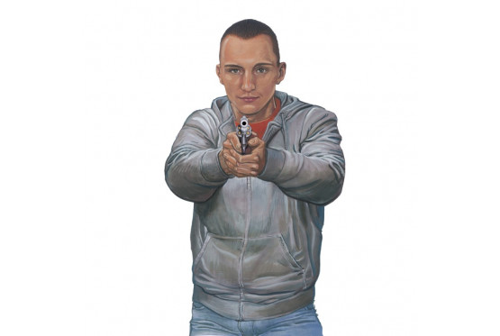 Cible papier "Charlie" - 89 x 64