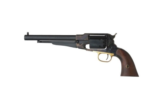 Revolver Pietta 1858 Remington New Army acier jaspé.
