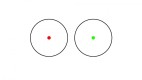 Point rouge et vert 5 positions pour rail de 11 et 22 mm
