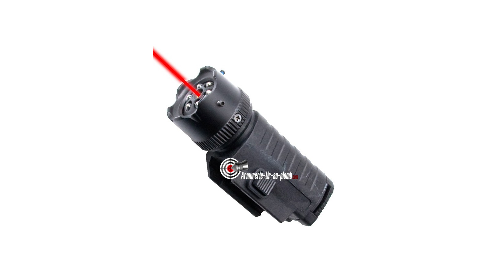 Lampe tactical à LED et laser - 22 mm - Armurerie Tir au Plomb