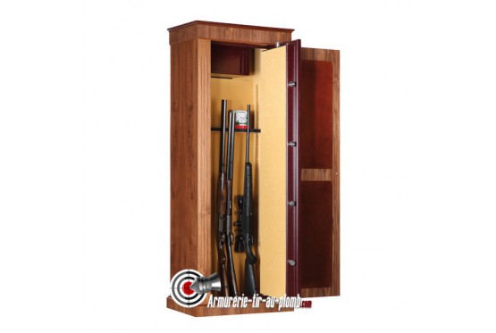 Armoire forte Infac "Wood Cover Safe" - 8 armes longues